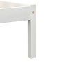 Estructura de cama de madera maciza de pino blanco 100x200 cm de vidaXL, Camas y somieres - Ref: Foro24-283185, Precio: 101,3...