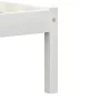 Estructura de cama de madera maciza de pino blanco 100x200 cm de vidaXL, Camas y somieres - Ref: Foro24-283185, Precio: 99,81...