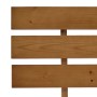 Solid pine wood bed frame honey brown 120x200 cm by vidaXL, Beds and slatted bases - Ref: Foro24-283180, Price: 109,26 €, Dis...