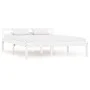 Solid white pine wood bed frame 140x200 cm by vidaXL, Beds and slatted bases - Ref: Foro24-283187, Price: 140,98 €, Discount: %