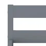 Solid gray pine wood bed frame 100x200 cm by vidaXL, Beds and slatted bases - Ref: Foro24-283197, Price: 66,32 €, Discount: %