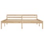 Solid pine wood bed frame 160x200 cm by vidaXL, Beds and slatted bases - Ref: Foro24-283194, Price: 115,17 €, Discount: %