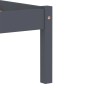 Estructura de cama de madera maciza de pino gris 140x200 cm de vidaXL, Camas y somieres - Ref: Foro24-283199, Precio: 122,71 ...