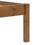 Bettgestell aus massivem Kiefernholz, honigbraun, 100 x 200 cm von vidaXL, Betten und Lattenroste - Ref: Foro24-283209, Preis...