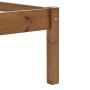 Solid pine wood bed frame honey brown 100x200 cm by vidaXL, Beds and slatted bases - Ref: Foro24-283209, Price: 77,56 €, Disc...