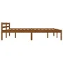 Honey brown pine solid wood bed frame 180x200 cm by vidaXL, Beds and slatted bases - Ref: Foro24-283213, Price: 150,06 €, Dis...