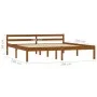Honigbrauner Bettrahmen aus massivem Kiefernholz, 180 x 200 cm von vidaXL, Betten und Lattenroste - Ref: Foro24-283213, Preis...