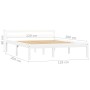 Estructura de cama de madera maciza de pino blanco 120x200 cm de vidaXL, Camas y somieres - Ref: Foro24-283186, Precio: 136,6...