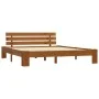 Estructura de cama madera maciza pino marrón miel 180x200 cm de vidaXL, Camas y somieres - Ref: Foro24-283183, Precio: 180,81...