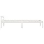 Solid white pine wood bed frame 90x200 cm by vidaXL, Beds and slatted bases - Ref: Foro24-283184, Price: 94,90 €, Discount: %