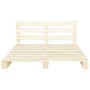 Estructura de cama de palés madera maciza de pino 140x200 cm de vidaXL, Camas y somieres - Ref: Foro24-285244, Precio: 141,36 €