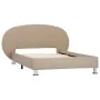 Estructura de cama de cuero sintético color capuchino 100x200cm de vidaXL, Camas y somieres - Ref: Foro24-285421, Precio: 142...