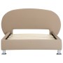 Bettgestell aus Cappuccino-Kunstleder, 100 x 200 cm von vidaXL, Betten und Lattenroste - Ref: Foro24-285421, Preis: 143,76 €,...