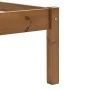 Estructura de cama madera maciza pino marrón miel 140x200 cm de vidaXL, Camas y somieres - Ref: Foro24-283211, Precio: 133,40...