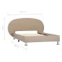 Bettgestell aus Cappuccino-Kunstleder, 100 x 200 cm von vidaXL, Betten und Lattenroste - Ref: Foro24-285421, Preis: 142,05 €,...