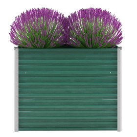 Grünes Gartenbeet aus verzinktem Stahl 100x40x77 cm von vidaXL, Töpfe und Pflanzgefäße - Ref: Foro24-44853, Preis: 41,88 €, R...