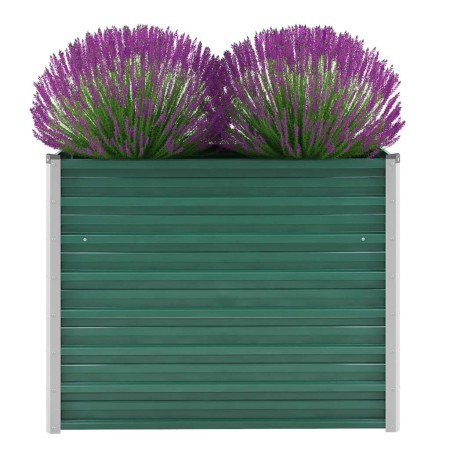 Grünes Gartenbeet aus verzinktem Stahl 100x40x77 cm von vidaXL, Töpfe und Pflanzgefäße - Ref: Foro24-44853, Preis: 41,88 €, R...