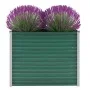 Galvanized green steel garden bed 100x40x77 cm by vidaXL, Pots and planters - Ref: Foro24-44853, Price: 41,13 €, Discount: %