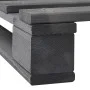 Pallet bed frame solid gray pine wood 120x200 cm by vidaXL, Beds and slatted bases - Ref: Foro24-285250, Price: 142,22 €, Dis...