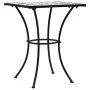 Blue and white ceramic mosaic table for café, 60 cm. by vidaXL, Garden tables - Ref: Foro24-46706, Price: 112,92 €, Discount: %