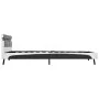 Bed frame with LED in gray synthetic leather 140x200 cm by vidaXL, Beds and slatted bases - Ref: Foro24-280309, Price: 209,05...