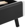 Bed frame with LED in gray synthetic leather 140x200 cm by vidaXL, Beds and slatted bases - Ref: Foro24-280309, Price: 213,37...