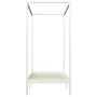 Estructura cama con dosel madera maciza pino blanco 90x200 cm de vidaXL, Camas y somieres - Ref: Foro24-283262, Precio: 166,8...
