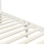 Massiver Himmelbettrahmen aus weißem Kiefernholz, 90 x 200 cm von vidaXL, Betten und Lattenroste - Ref: Foro24-283262, Preis:...