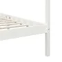 Estructura cama con dosel madera maciza pino blanco 90x200 cm de vidaXL, Camas y somieres - Ref: Foro24-283262, Precio: 166,8...
