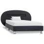 Bed frame with LED black synthetic leather 90x200 cm by vidaXL, Beds and slatted bases - Ref: Foro24-285426, Price: 188,57 €,...