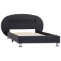 Estructura de cama con LED cuero sintético negro 90x200 cm de vidaXL, Camas y somieres - Ref: Foro24-285426, Precio: 191,62 €...