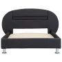 Bed frame with LED black synthetic leather 90x200 cm by vidaXL, Beds and slatted bases - Ref: Foro24-285426, Price: 188,57 €,...