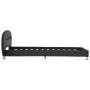 Bed frame with LED black synthetic leather 90x200 cm by vidaXL, Beds and slatted bases - Ref: Foro24-285426, Price: 188,57 €,...