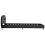 Estructura de cama con LED cuero sintético negro 90x200 cm de vidaXL, Camas y somieres - Ref: Foro24-285426, Precio: 191,62 €...