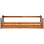 Honey brown pine wood sofa bed structure 90x200 cm by vidaXL, Beds and slatted bases - Ref: Foro24-283153, Price: 232,62 €, D...