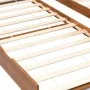 Schlafsofa aus honigbraunem Kiefernholz, Struktur 90 x 200 cm von vidaXL, Betten und Lattenroste - Ref: Foro24-283153, Preis:...