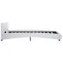 Estructura de cama de cuero sintético blanco 140x200 cm de vidaXL, Camas y somieres - Ref: Foro24-285459, Precio: 193,48 €, D...