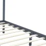 Graues Himmelbett aus massivem Kiefernholz, 100 x 200 cm von vidaXL, Betten und Lattenroste - Ref: Foro24-283275, Preis: 102,...