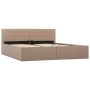 Cama canapé hidráulica cuero sintético capuchino 160x200 cm de vidaXL, Camas y somieres - Ref: Foro24-285532, Precio: 352,55 ...