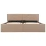 Hydraulic trundle bed cappuccino synthetic leather 160x200 cm by vidaXL, Beds and slatted bases - Ref: Foro24-285532, Price: ...