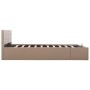 Cama canapé hidráulica cuero sintético capuchino 160x200 cm de vidaXL, Camas y somieres - Ref: Foro24-285532, Precio: 352,55 ...