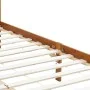 Cama con dosel de madera maciza de pino marrón miel 120x200 cm de vidaXL, Camas y somieres - Ref: Foro24-283258, Precio: 196,...