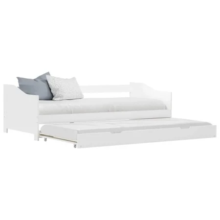 White pine wood sofa bed structure 90x200 cm by vidaXL, Beds and slatted bases - Ref: Foro24-283149, Price: 214,73 €, Discoun...