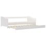 White pine wood sofa bed structure 90x200 cm by vidaXL, Beds and slatted bases - Ref: Foro24-283149, Price: 217,46 €, Discoun...