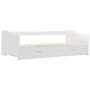 White pine wood sofa bed structure 90x200 cm by vidaXL, Beds and slatted bases - Ref: Foro24-283149, Price: 217,46 €, Discoun...
