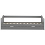 Gray pine wood sofa bed structure 90x200 cm by vidaXL, Beds and slatted bases - Ref: Foro24-283151, Price: 207,65 €, Discount: %