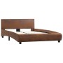 Braunes Kunstlederbettgestell 120x200 cm von vidaXL, Betten und Lattenroste - Ref: Foro24-285476, Preis: 148,76 €, Rabatt: %