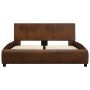 Braunes Kunstlederbettgestell 120x200 cm von vidaXL, Betten und Lattenroste - Ref: Foro24-285476, Preis: 148,76 €, Rabatt: %