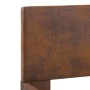 Brown synthetic leather bed frame 120x200 cm by vidaXL, Beds and slatted bases - Ref: Foro24-285476, Price: 148,76 €, Discoun...