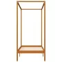 Honey brown solid pine wood canopy bed 90x200 cm by vidaXL, Beds and slatted bases - Ref: Foro24-283256, Price: 95,30 €, Disc...